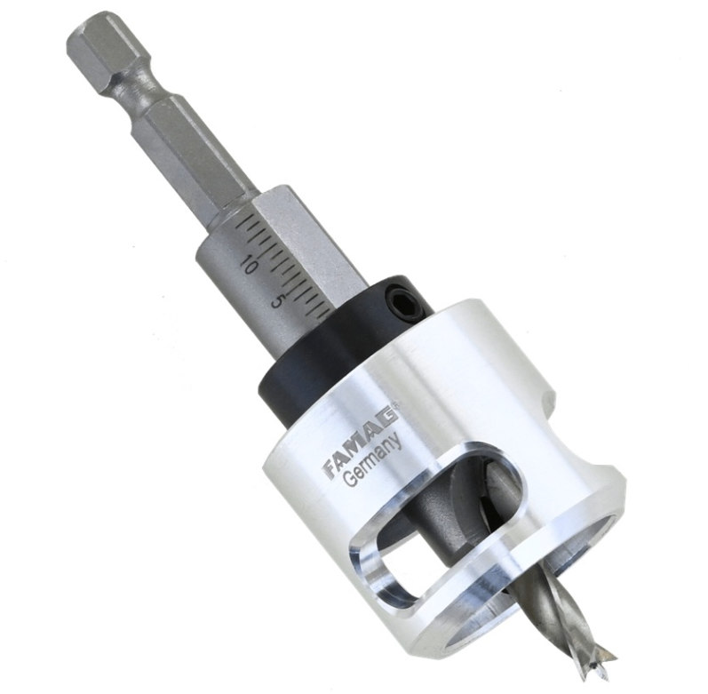 FAMAG - 60° TCT Drill-Countersink Bits for Decking