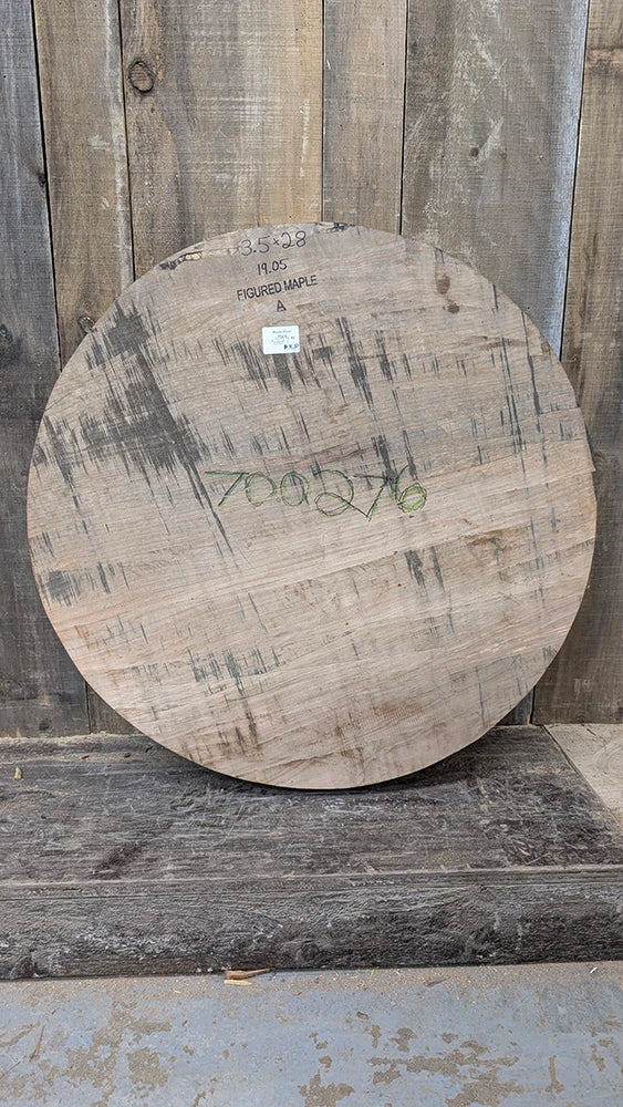 Figured Maple Bowl Blank - One of a Kind