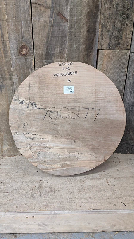 Figured Maple Bowl Blank - One of a Kind