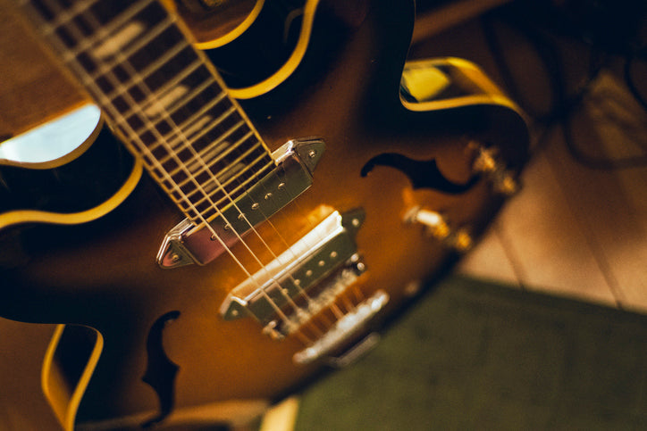Guitar with danish oil