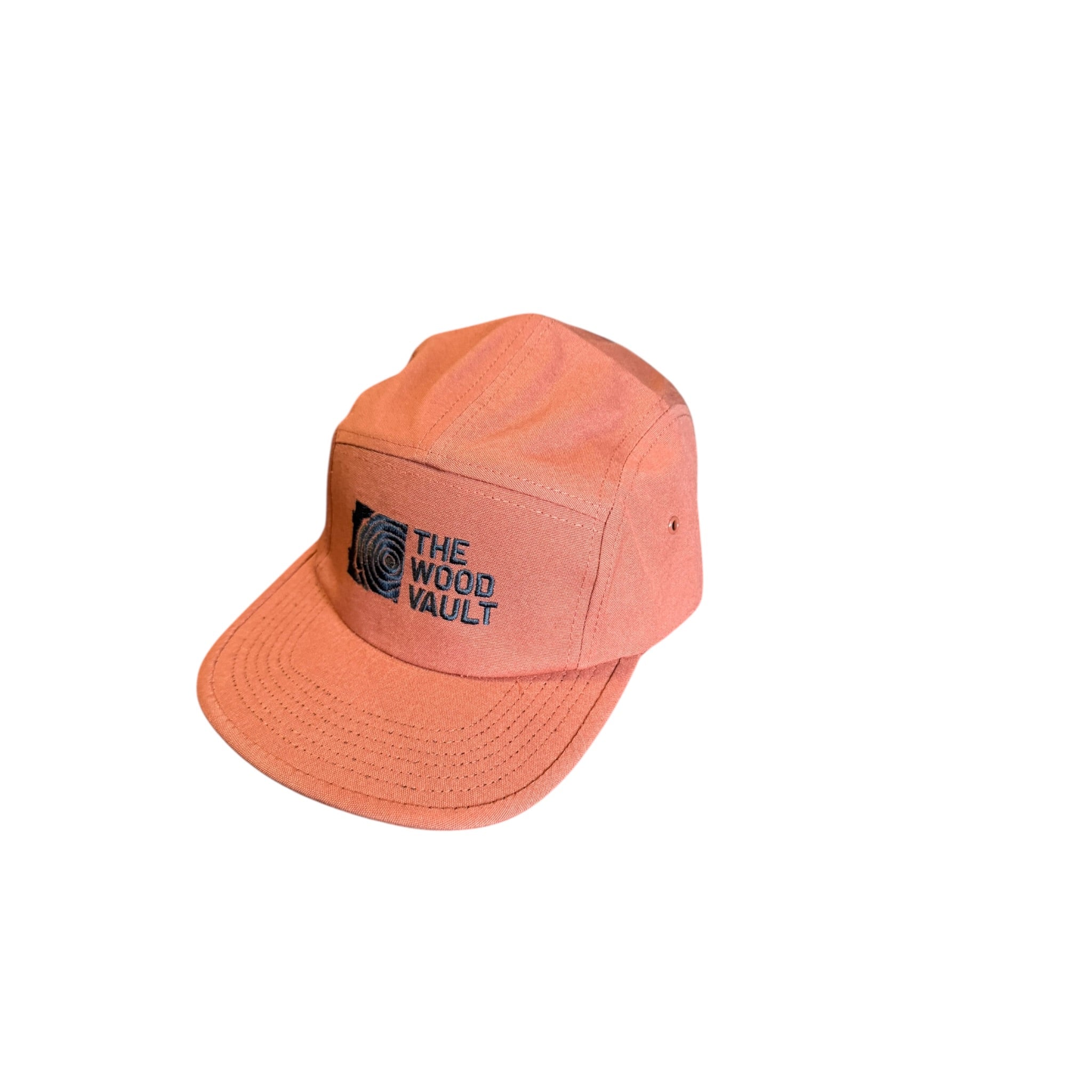 The Wood Vault 5 Panel Cap - Rust