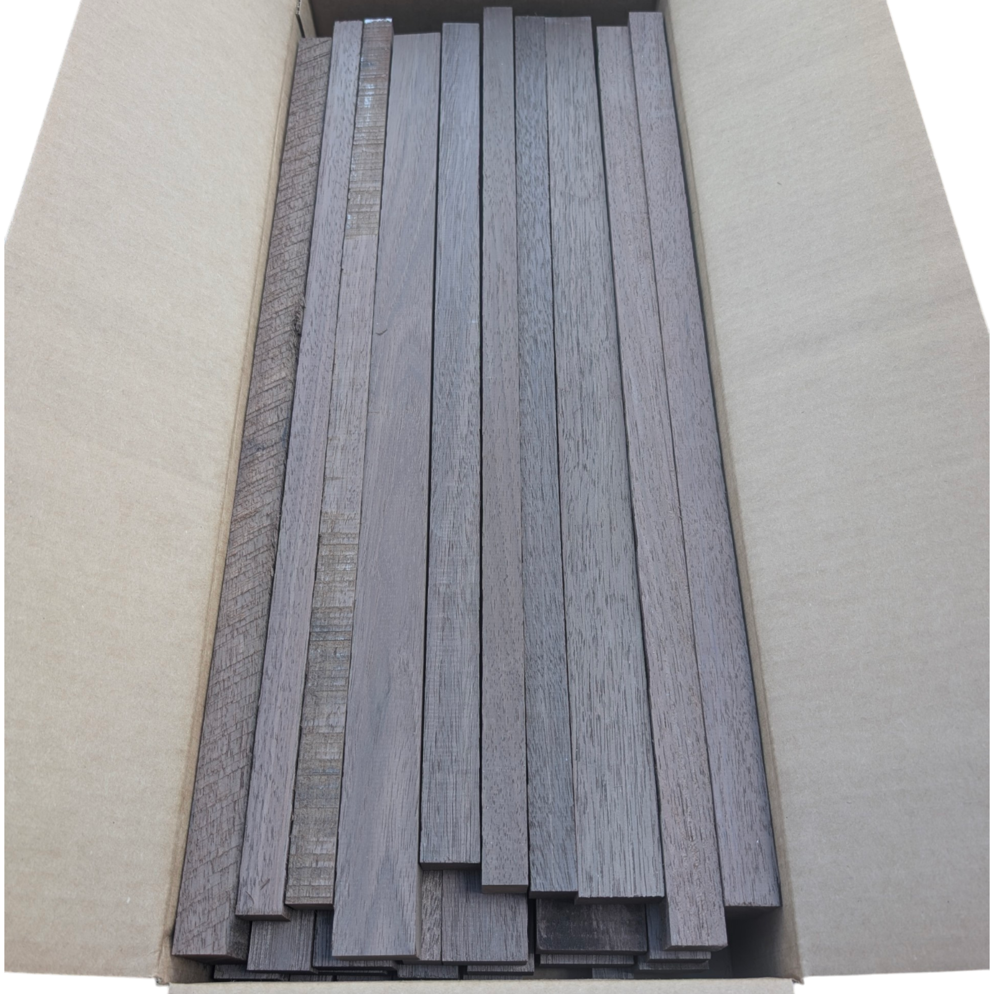 Peruvian Walnut Strips Offcuts Box