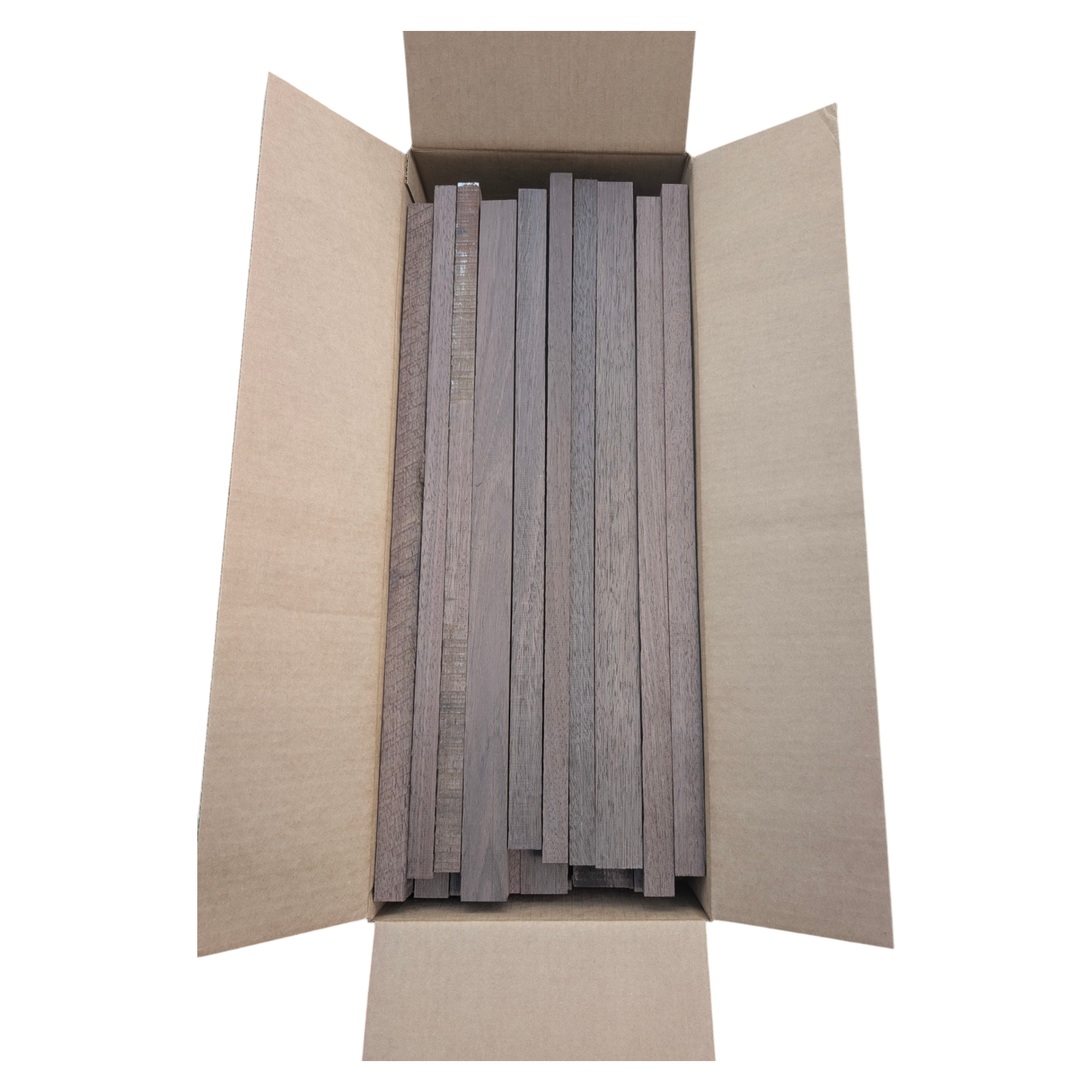 Peruvian Walnut Strips Offcuts Box