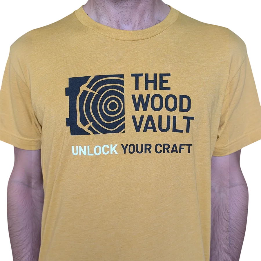 The Wood Vault Tee - Yellow