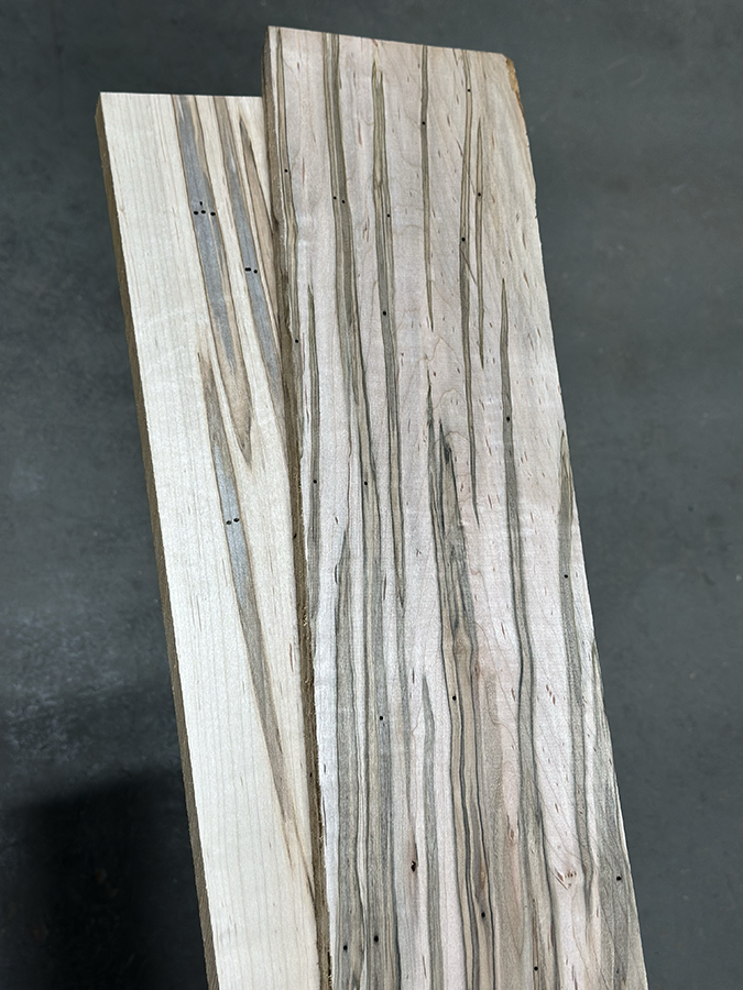 4/4 Rough Cut Ambrosia Maple Lumber