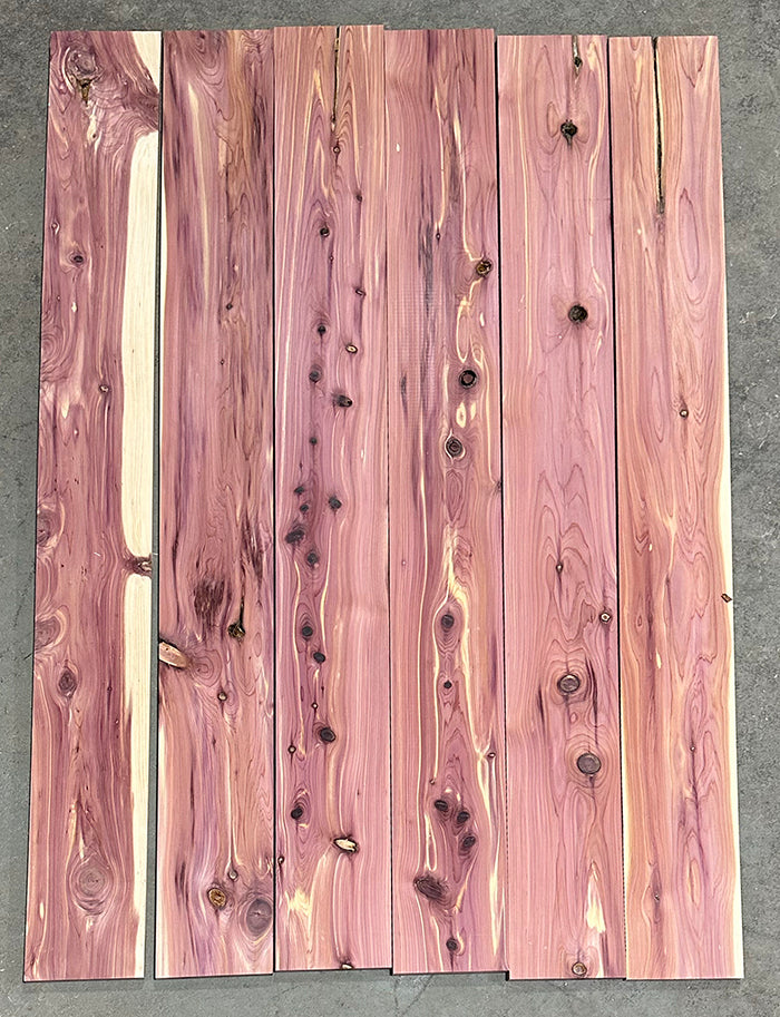 4/4 Rough Cut Aromatic Cedar Lumber