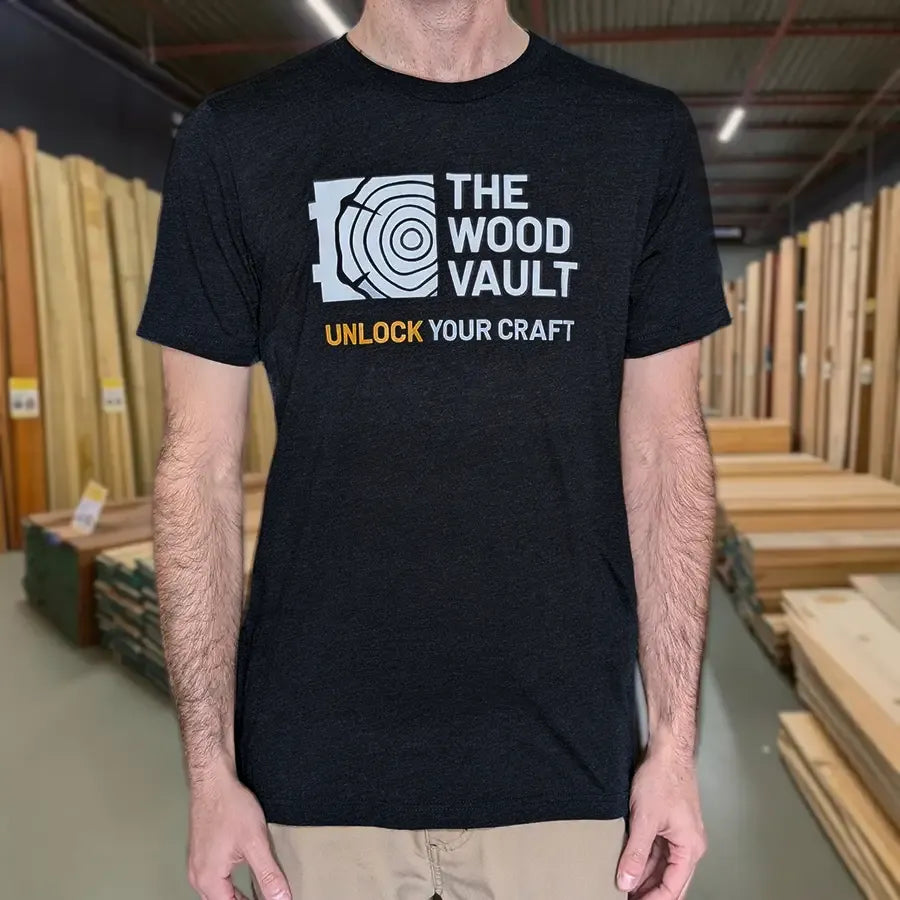 The Wood Vault Tee - Black