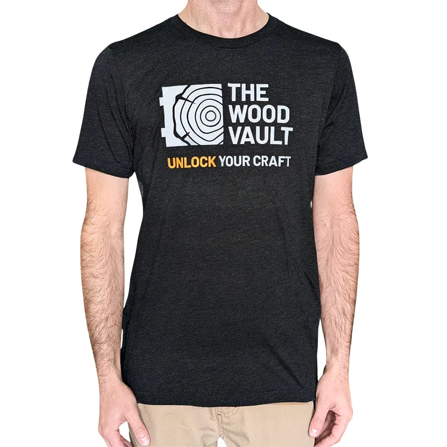 The Wood Vault Tee - Black