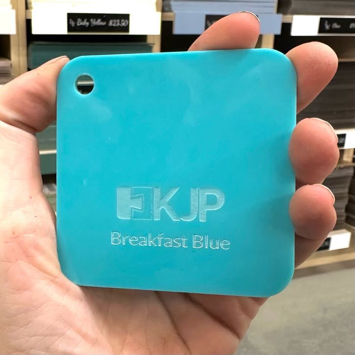 Breakfasts Blue Acrylic Sheets