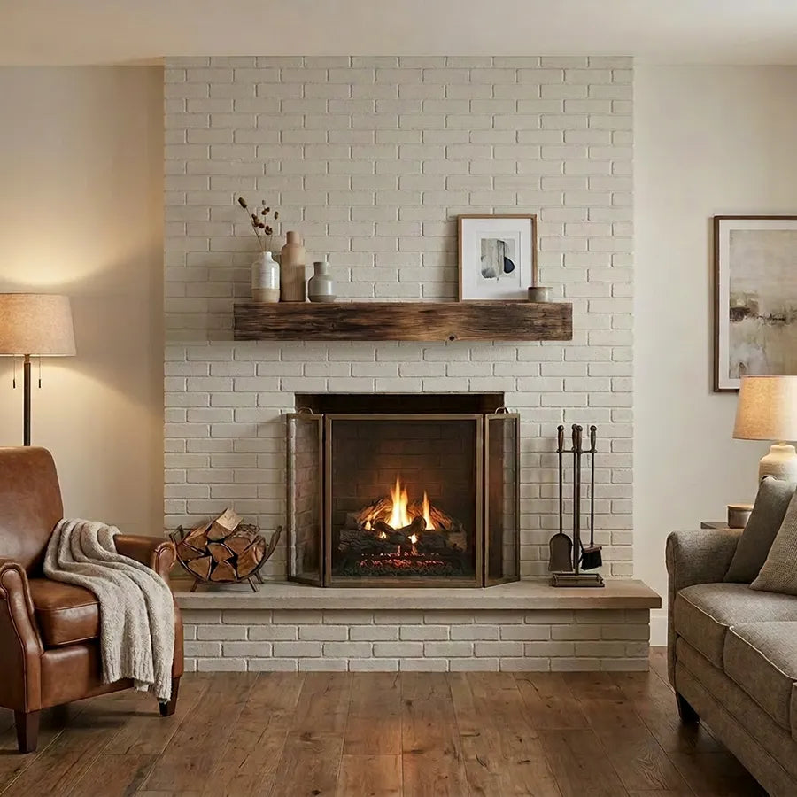 Brown Barnwood Mantel