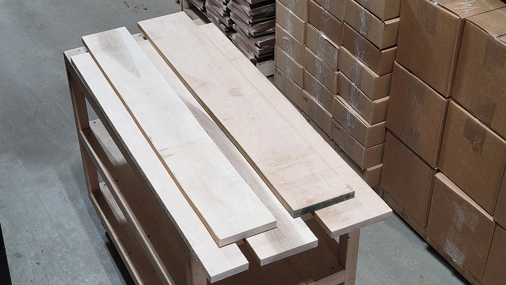 4/4 Curly Maple Lumber Pack