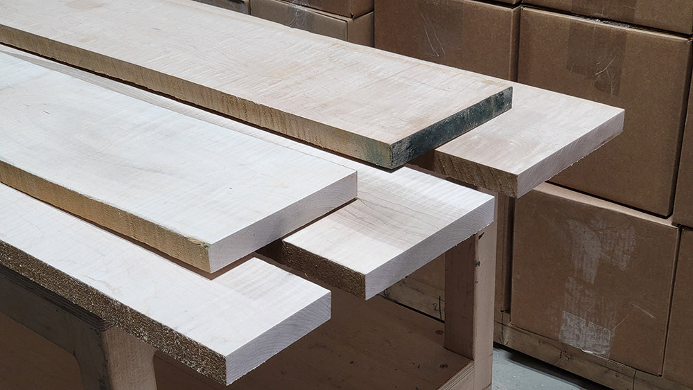 4/4 Curly Maple Lumber Pack