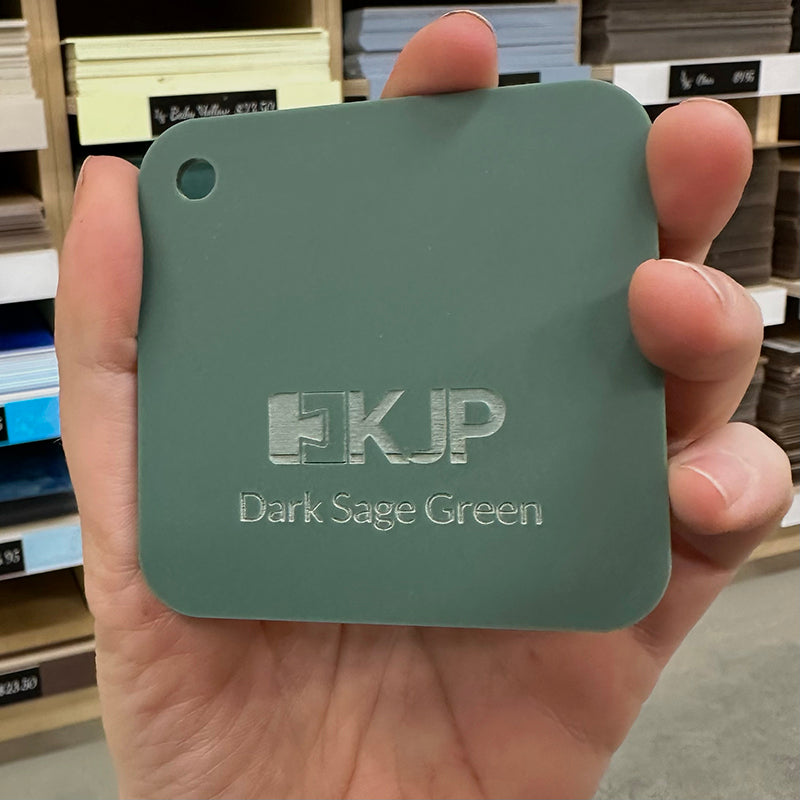 Dark Sage Green Acrylic Sheets