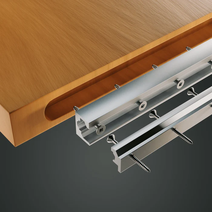 HOVR SLIM Floating Shelf Bracket - 8 Ft Lengths