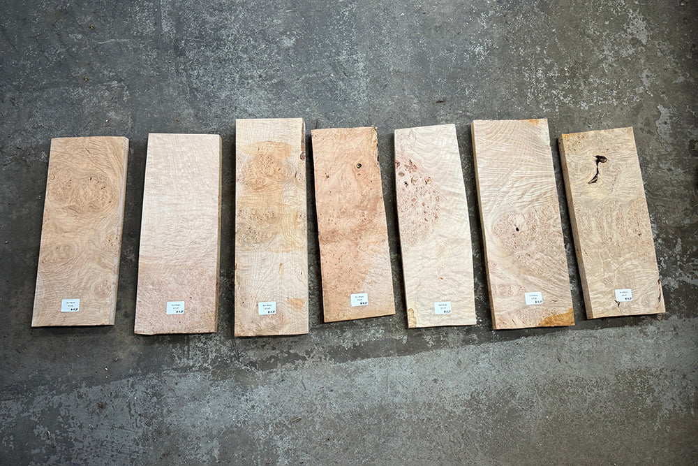 Burly & Curly Maple Lumber - Billet