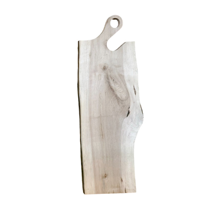 Maple Live Edge Charcuterie Board with Small Round Handle