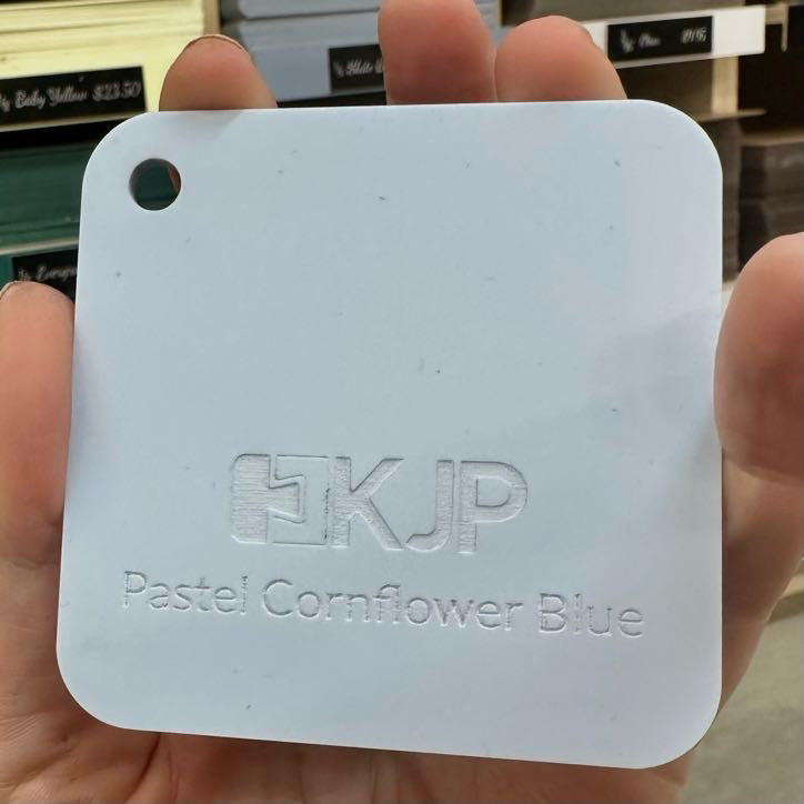 Pastel Cornflower Blue Acrylic Sheets