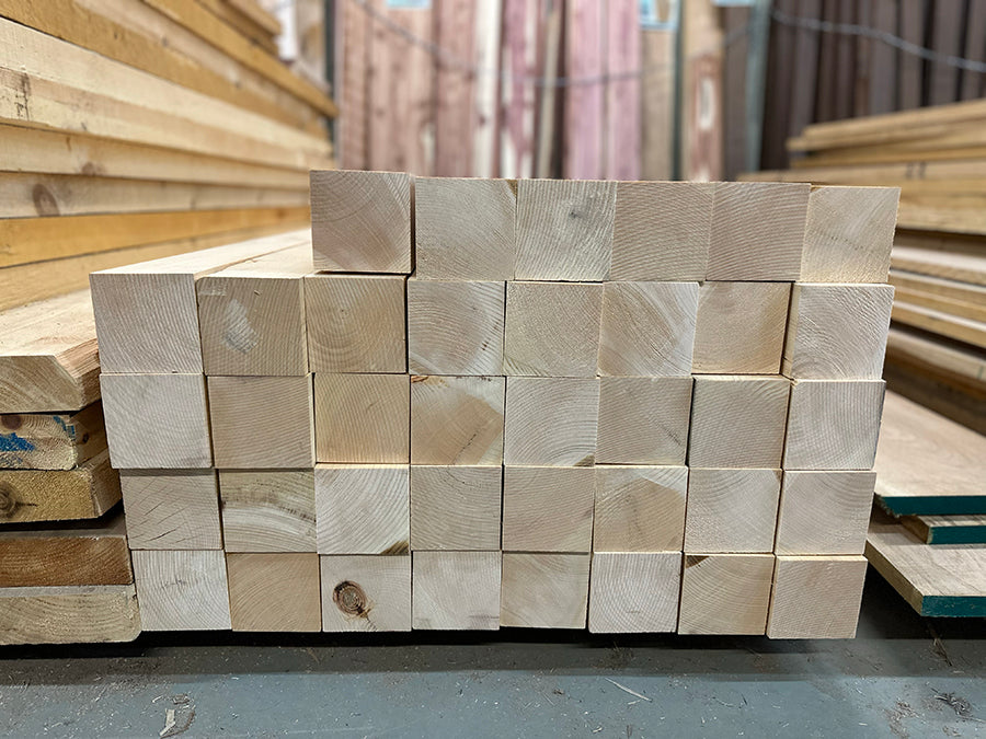 S4S Knotty White Pine 4"x 4"