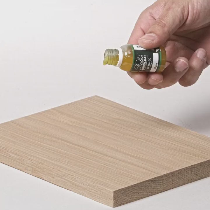 Load video: Rubio Monocoat - Oil Plus 2C - Samples - 6ml