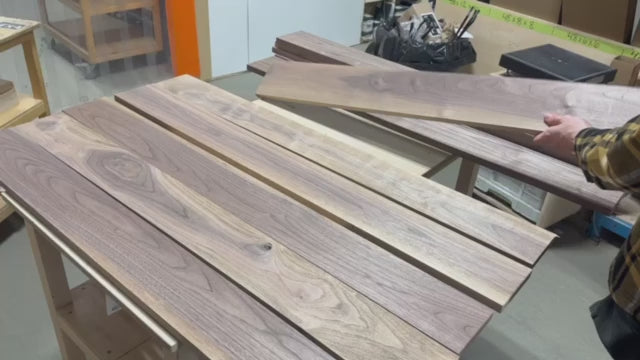 Load video: S4S Walnut Lumber