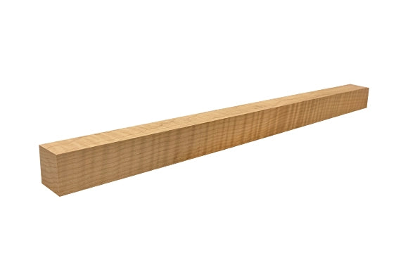 Roasted Curly Maple Turning Square