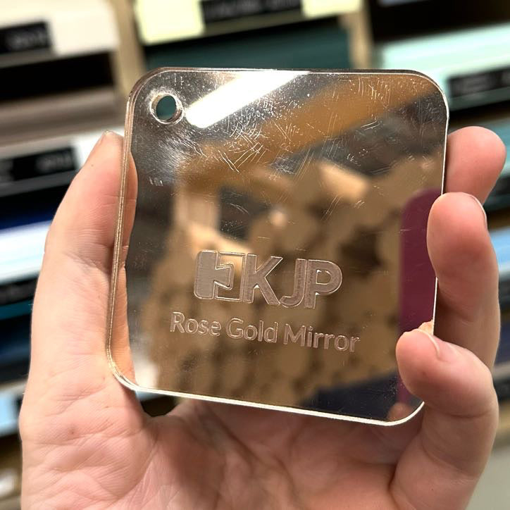 Rose Gold MIrror Acrylic Sheets