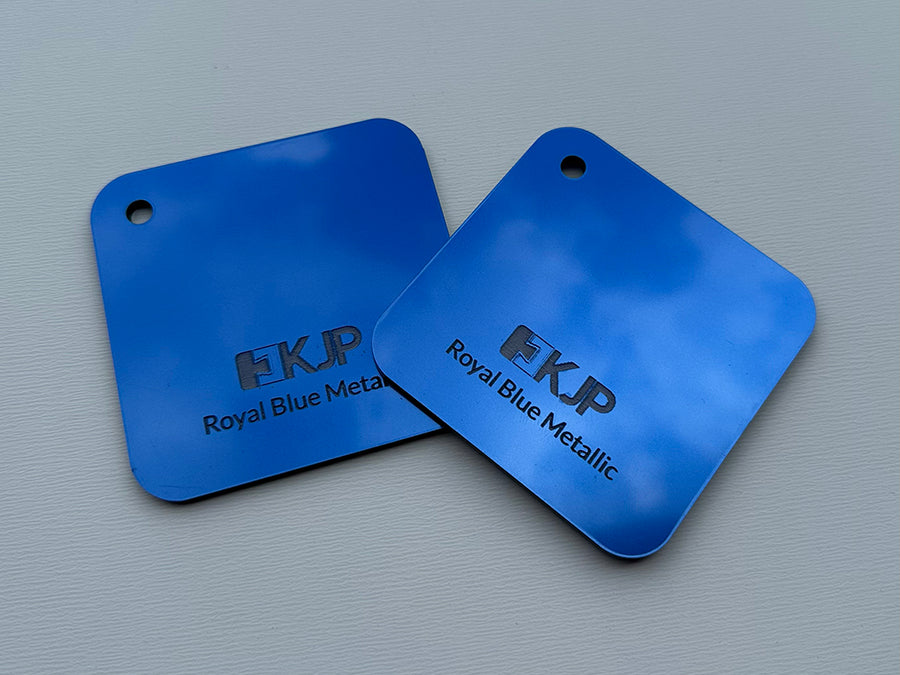 Royal Blue Metallic Acrylic Sheets
