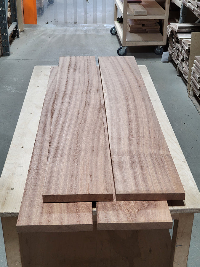 4/4 Ribbon Striped  Sapele Lumber Pack