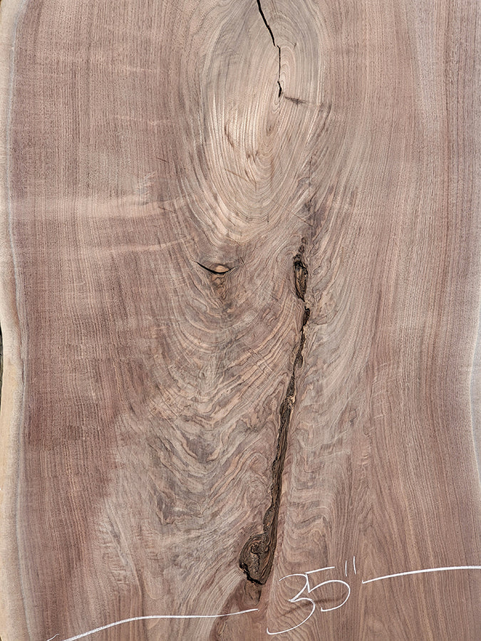 Walnut Live Edge Slab
