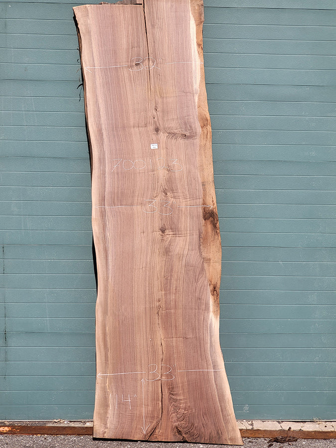 Walnut Live Edge Slab
