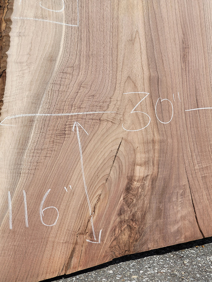 Walnut Live Edge Slab