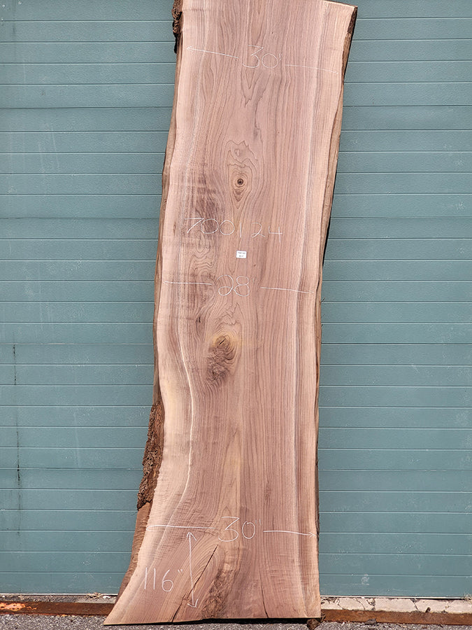 Walnut Live Edge Slab