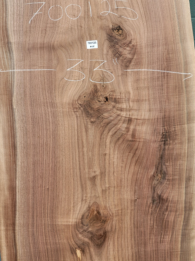 Walnut Live Edge Slab