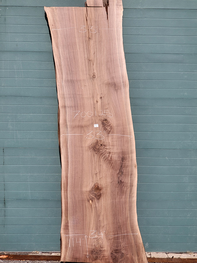 Walnut Live Edge Slab