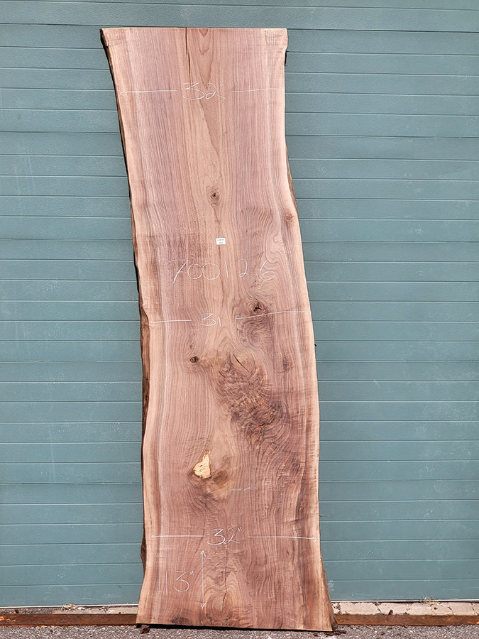 Walnut Live Edge Slab