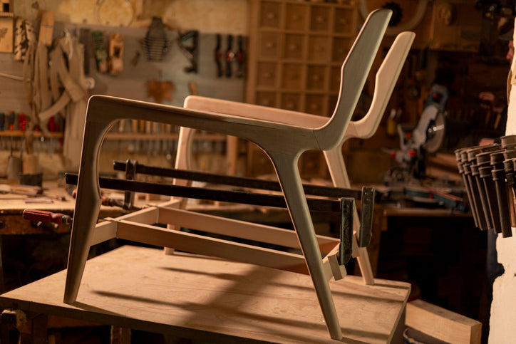 Danish oil on wood chair