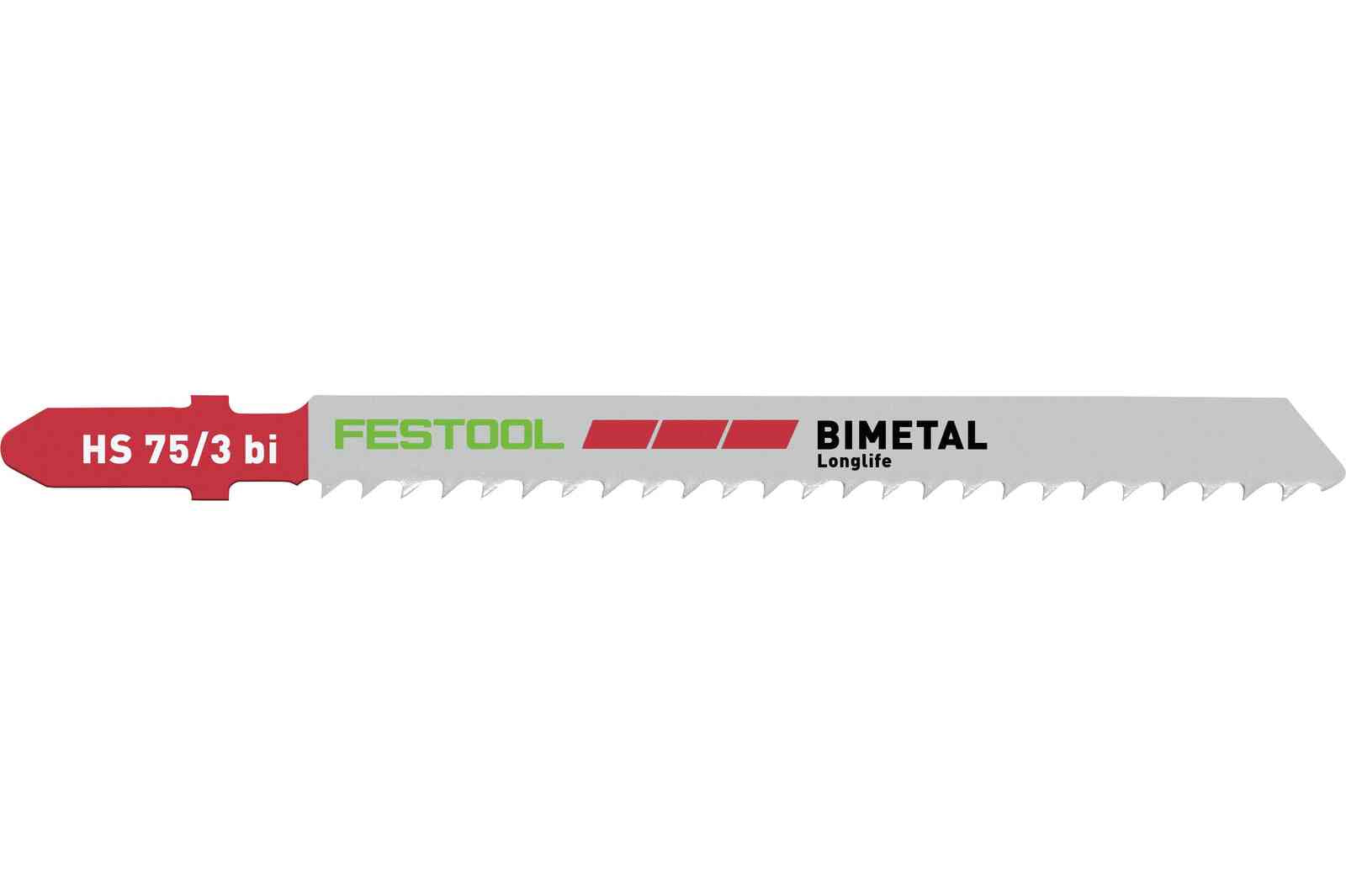 Festool Jigsaw Blade - Plastics Solid Materials (3" - 8-9 TPI)