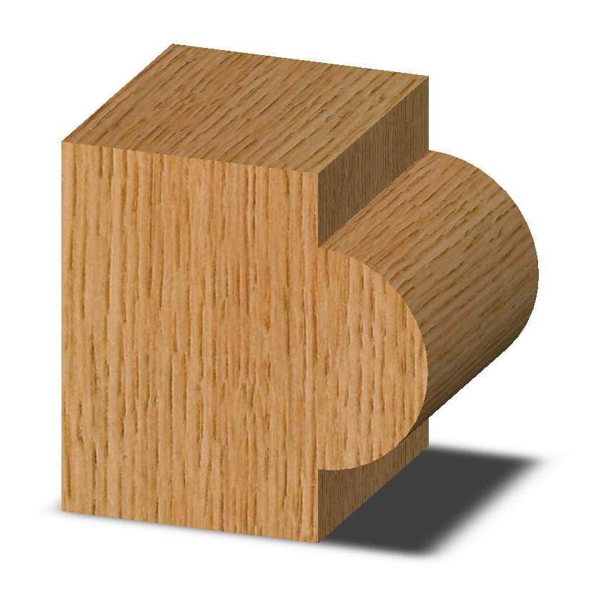 Whiteside - 1433 - 3/8" Half Round Bit