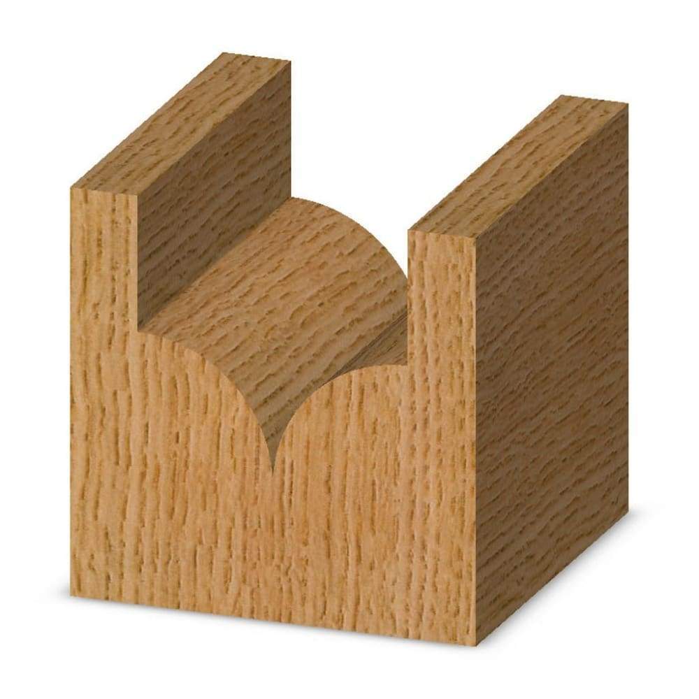 Whiteside - 1572 - 1/4" Point Cutting Roundover Bit
