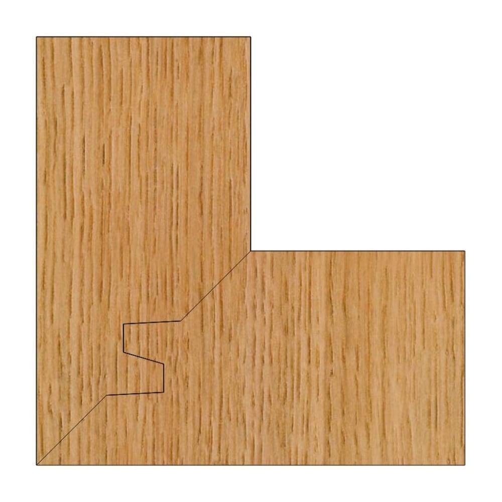Whiteside - 3360 - 45° Lock Miter Glue Joint