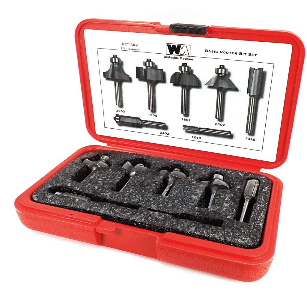 Whiteside - 401 - Basic Router Bit Set (1/2" Shank)