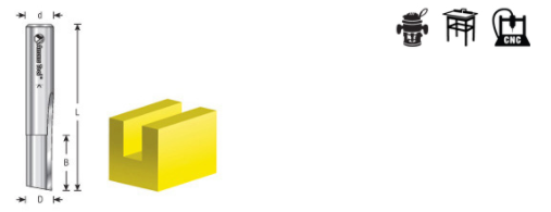 Amana - 43500 - 1/8" Plastic Cutting