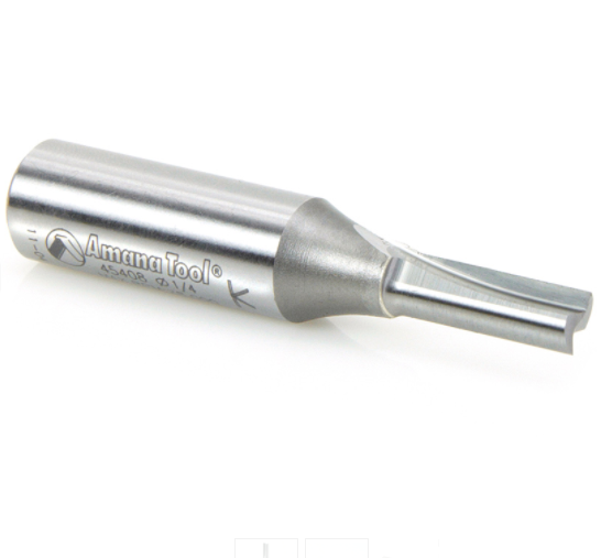 Amana - 45408 - 1/4" Straight Cut