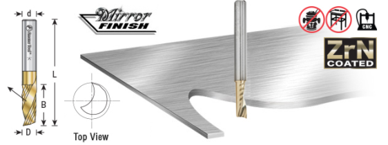 Amana - 51402-Z - 1/4" Aluminum Cutting