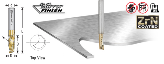 Amana - 51406-Z - 1/8" Aluminum Cutting