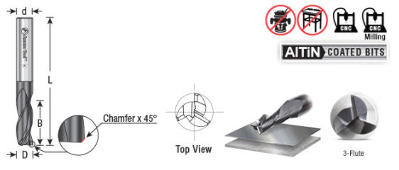 Amana - 51460 - 1/8" Steel Cutting
