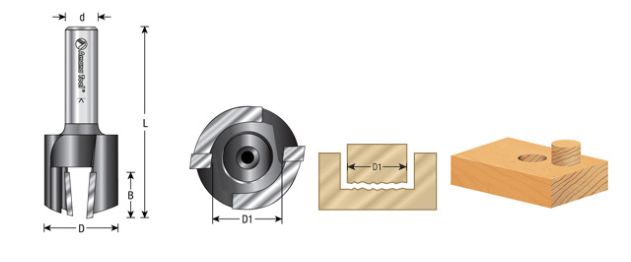 Amana - 55217 - 0.335" Diameter Plug Cutter