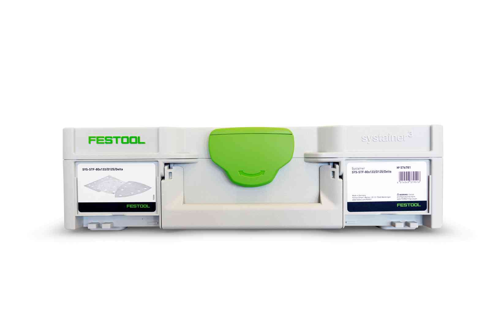 Festool - 80 x 133/125/Delta Abrasives Systainer³