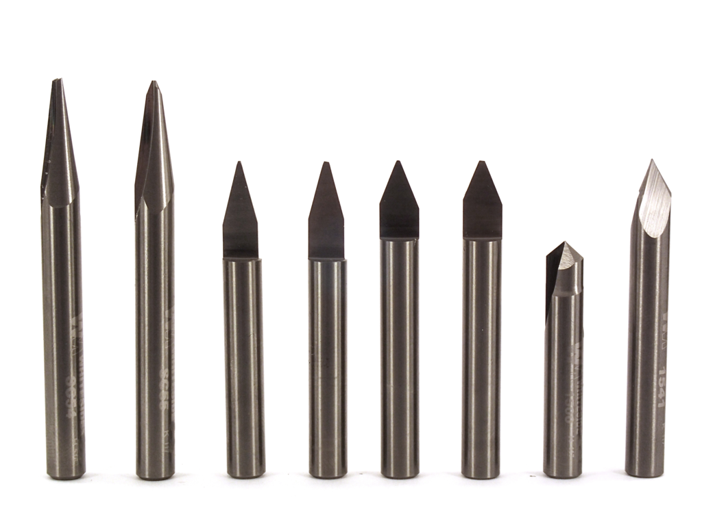 Whiteside - 708 - CNC Engraving Set (1/4" Shank)