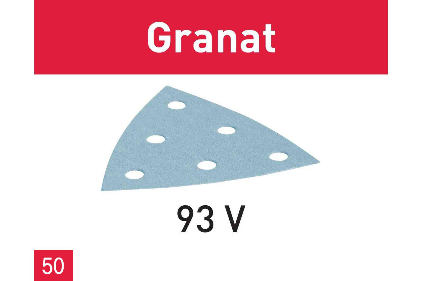 Festool - RO 90 - 93V Granat Abrasives (50 Pack)